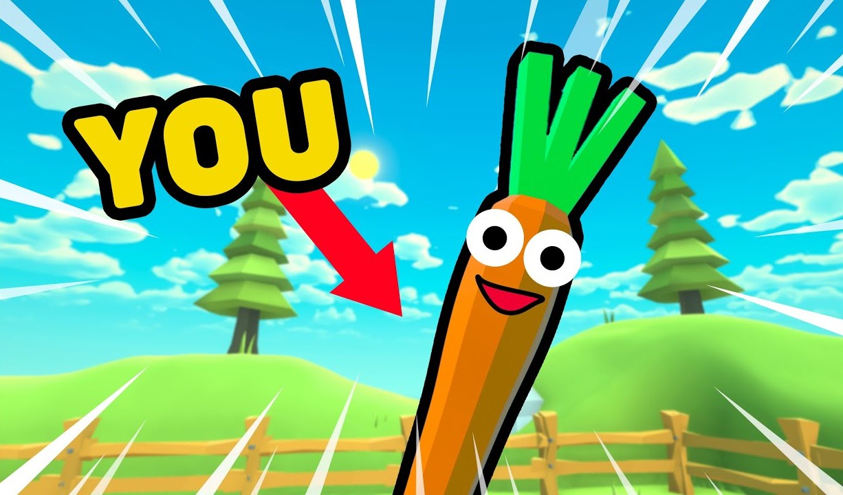 I create a game where you play as a Carrot.